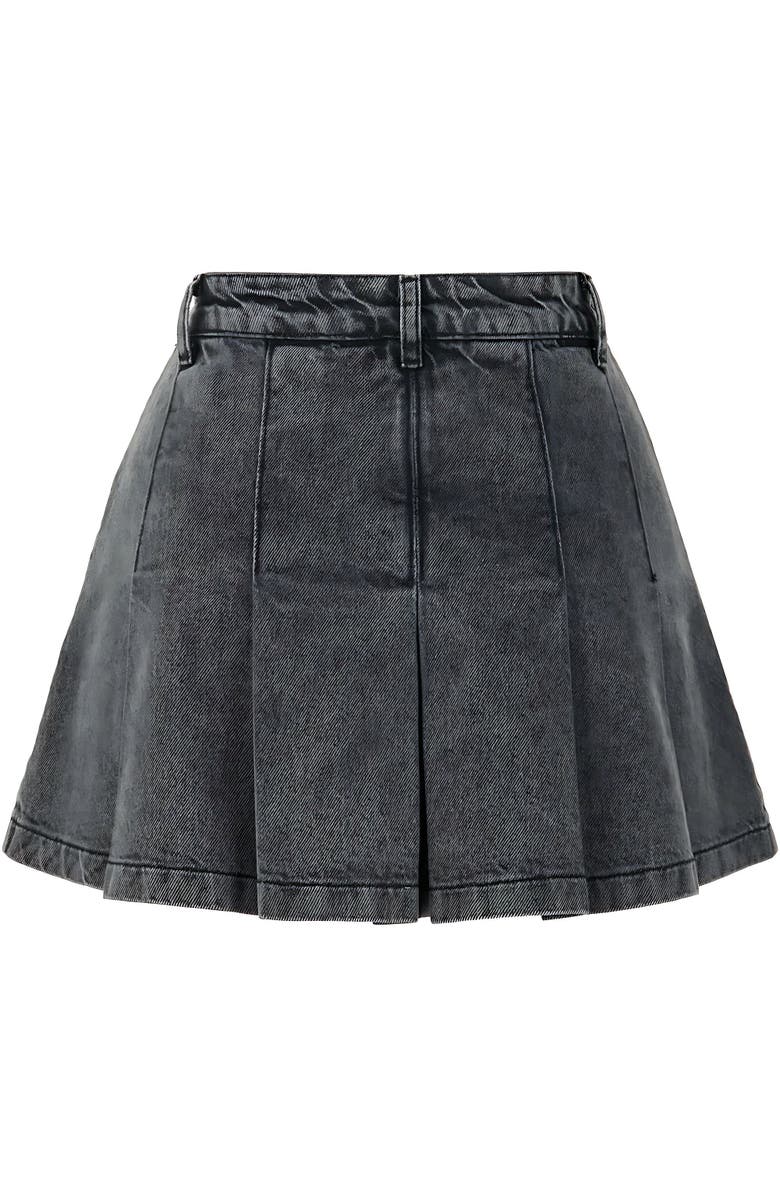 Nocturne Pleated Mini Skirt, Alternate, color, 
