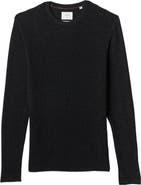 Billy Reid Men's Mini Waffle Crewneck T-Shirt