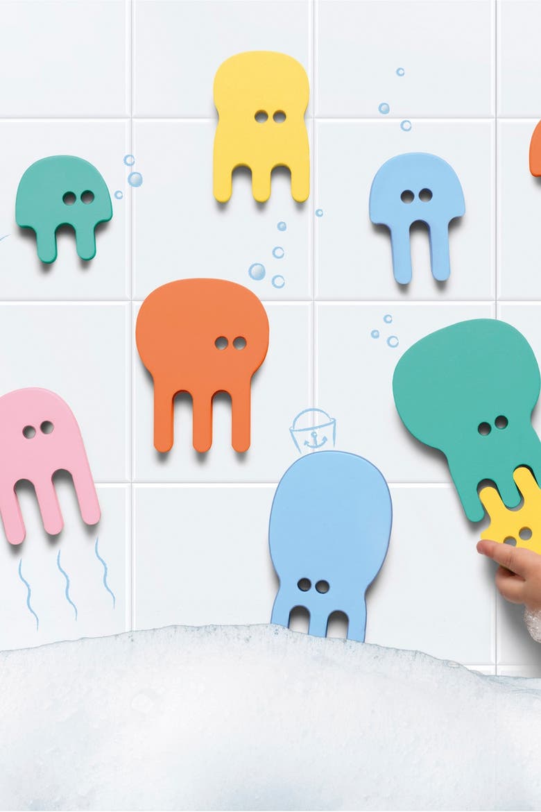 Bath Puzzle Jellyfish Soft, Floating EVA Foam Bath Toy, Alternate, color, Multi