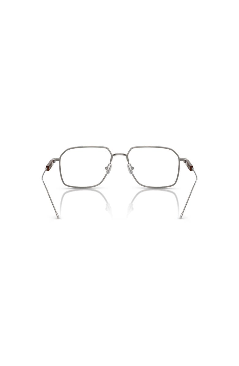 Brunello Cucinelli 54mm Rectangle optical glasses, Alternate, color, Grey