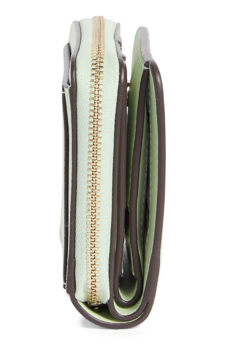 Kate Spade New York staci saffiano leather small zip wallet, Alternate, color,