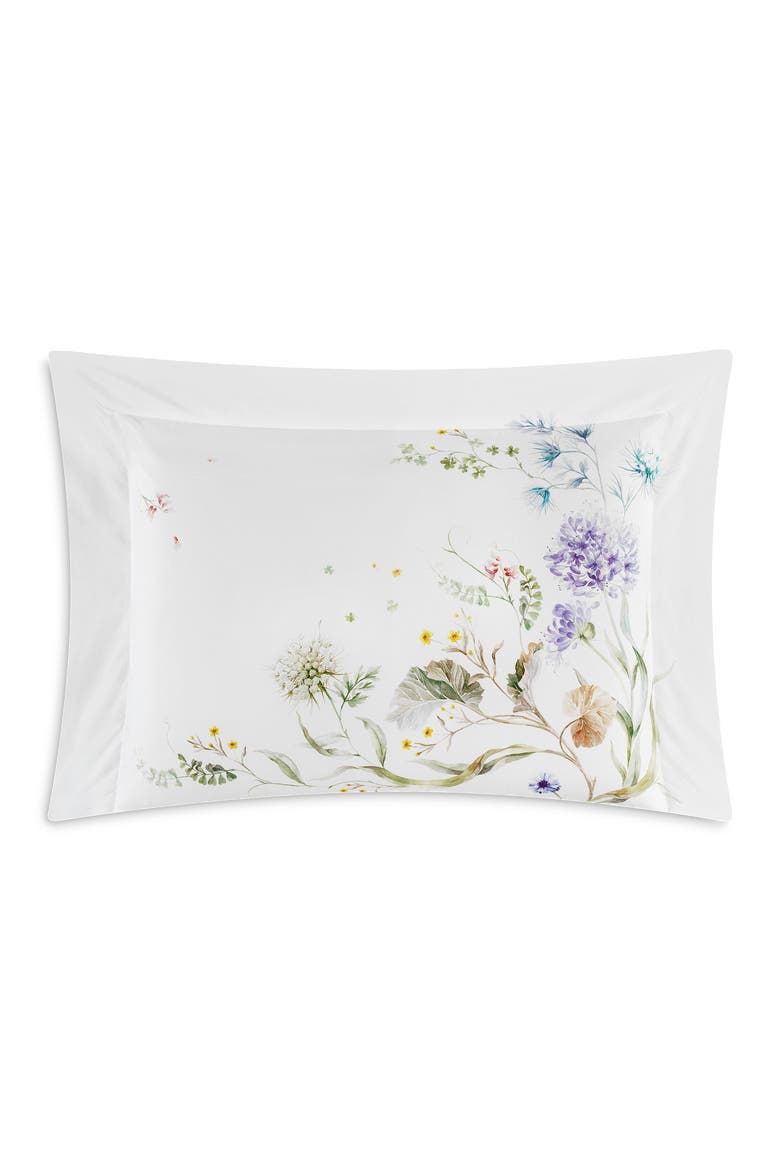 Fleur pillowcase, Main, color, White