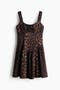 selected Dark Brown/Leopard Print