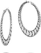 John Hardy Dot Silver Hoop Earrings