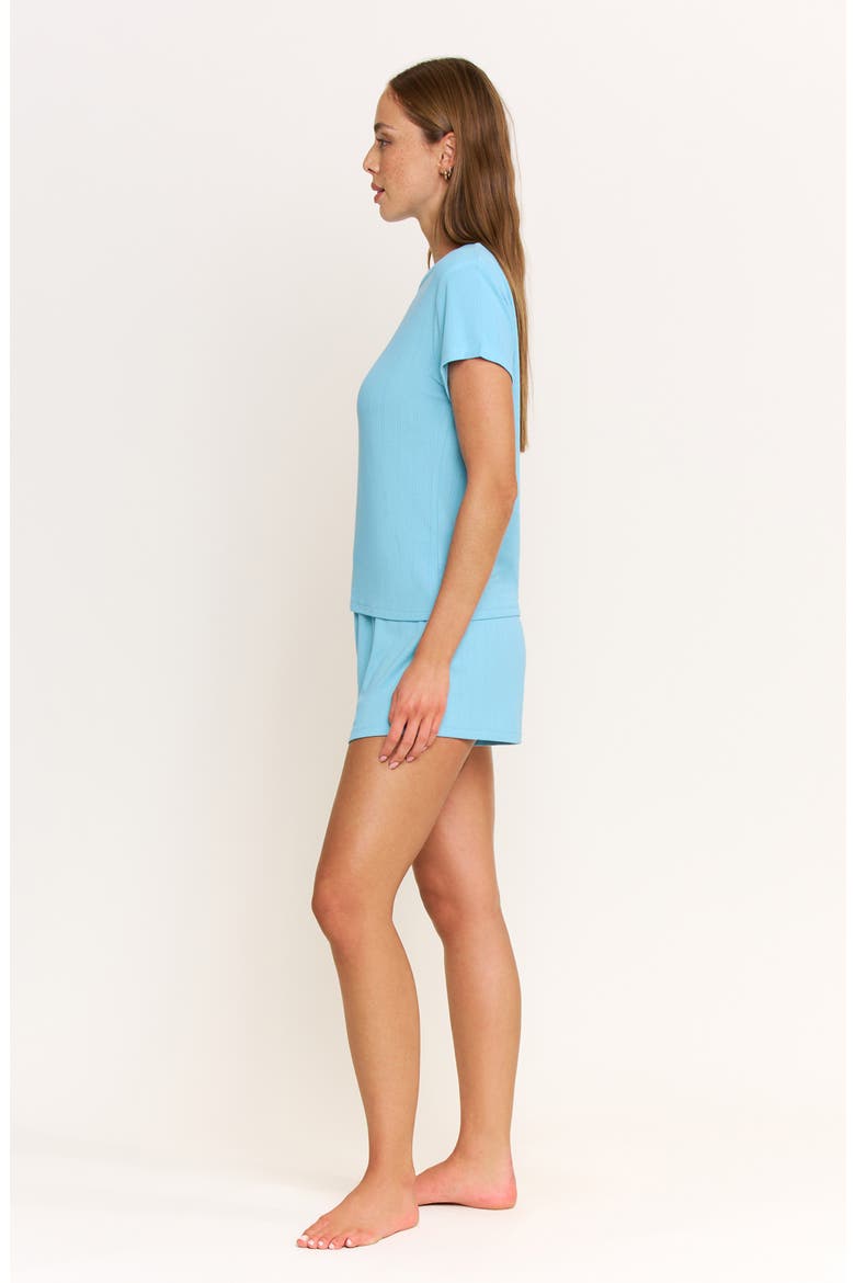 Blissful Pointelle Short Pajamas, Alternate, color, OCEAN
