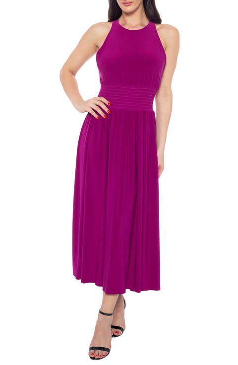 Smocked Waist Jersey Dress