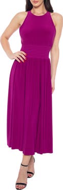 Marina Smocked Waist Jersey Dress