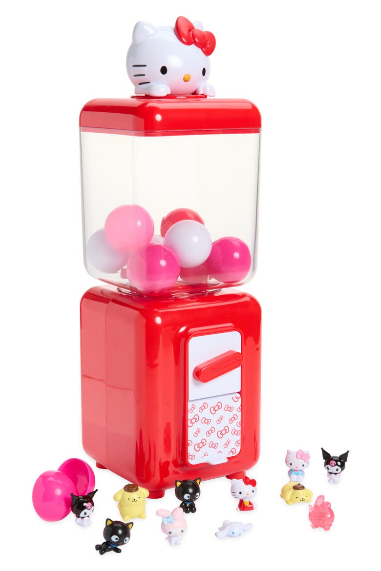 Hello Kitty Throwback Vending Machine Toy, Main, color, RED