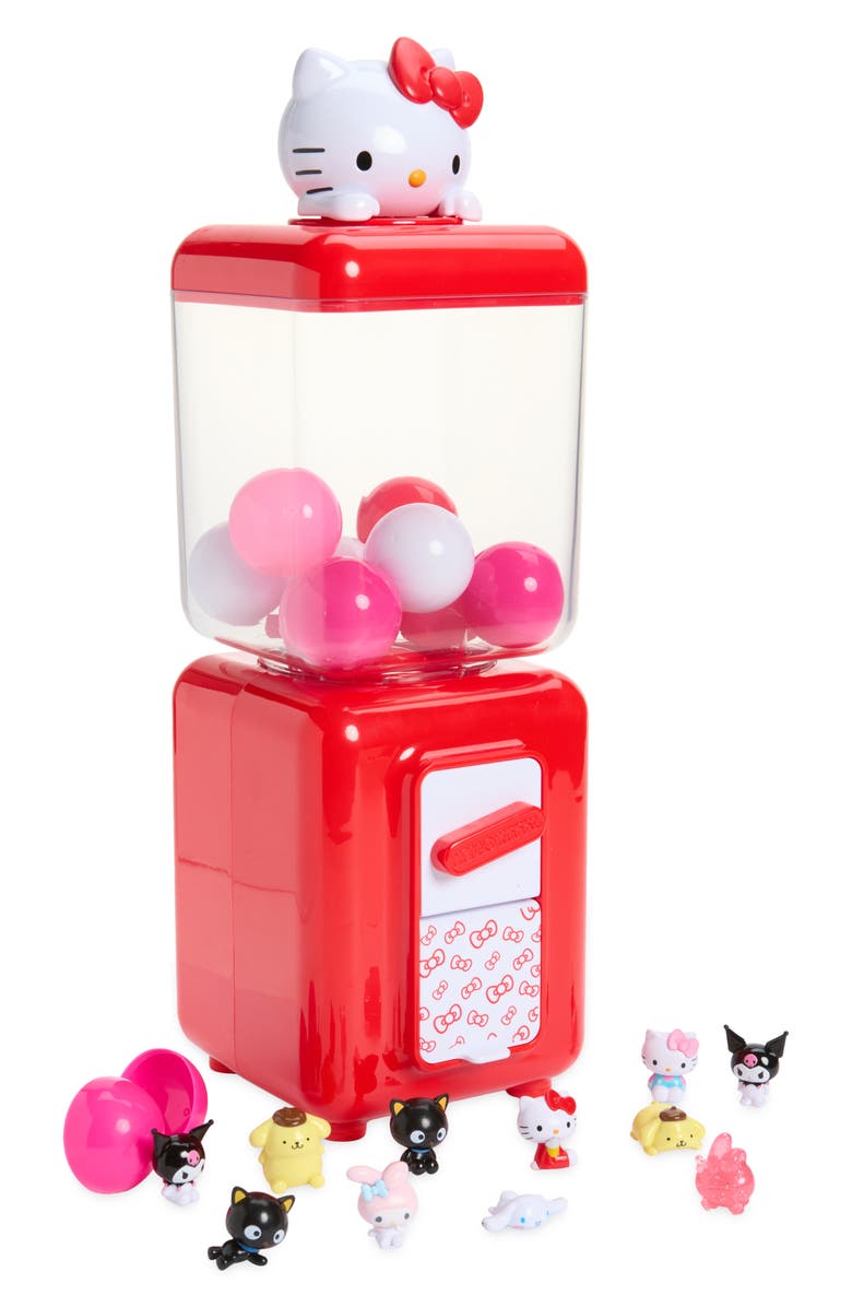 FAO Schwarz Hello Kitty Throwback Vending Machine Toy, Main, color, Red