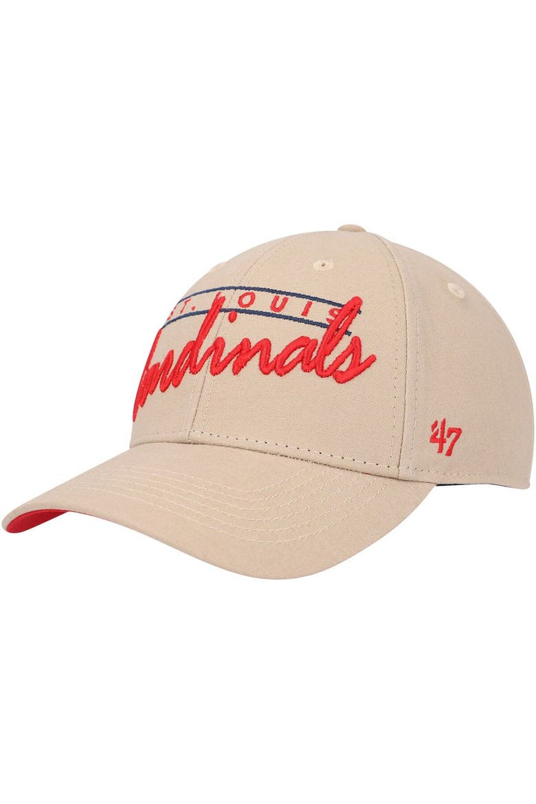 Men's '47 Khaki St. Louis Cardinals Atwood MVP Adjustable Hat, Alternate, color, Khaki