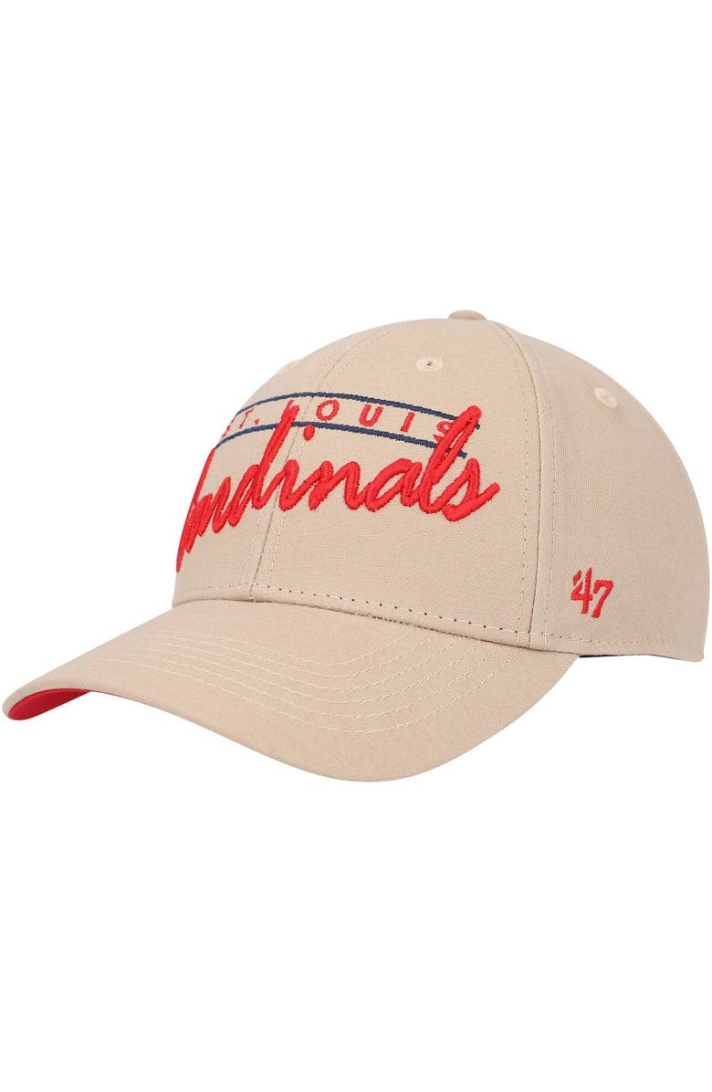 '47 Men's '47 Khaki St. Louis Cardinals Atwood MVP Adjustable Hat, Alternate, color, Khaki