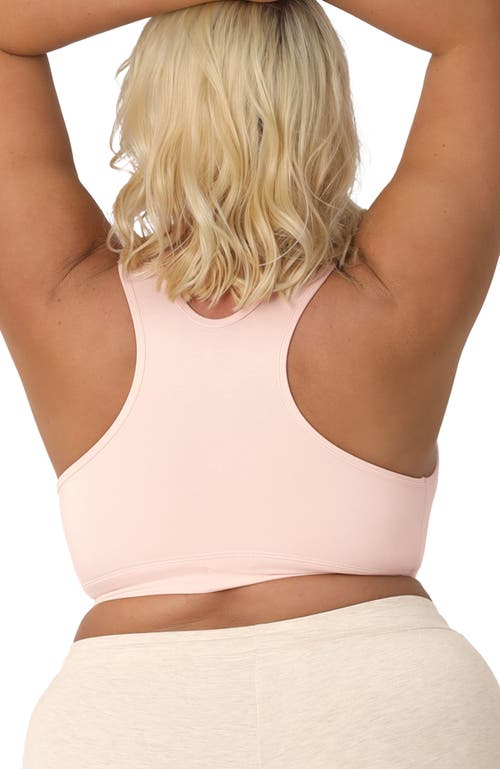 Kindred Bravely Busty French Terry Racerback Nursing & Sleep Bra In Pink