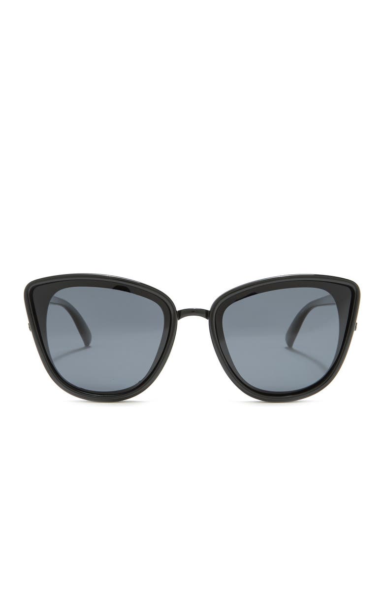 Cole Haan Plastic Cat Eye 60mm Polarized Sunglasses, Alternate, color,