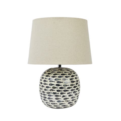Table Lamp with Fish Design