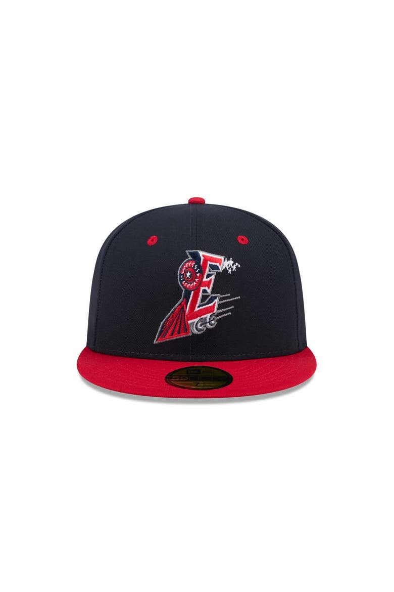 Men's New Era  Navy Round Rock Express Theme Nights 59FIFTY Fitted Hat, Alternate, color, Navy