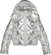 MCM Après-Ski Quilted Puffer Jacket in Metallic Polyester