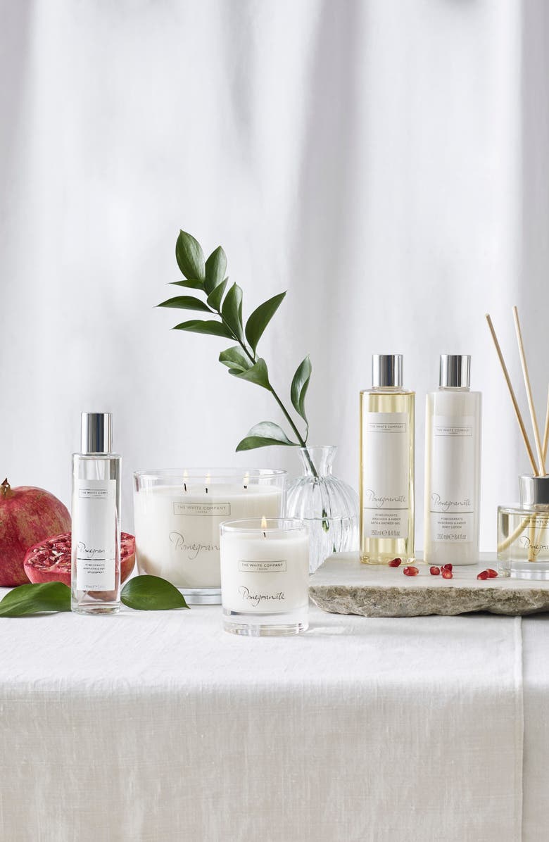 The White Company Large Pomegranate Candle, Alternate, color,