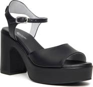NeroGiardini Ankle Strap Platform Sandal