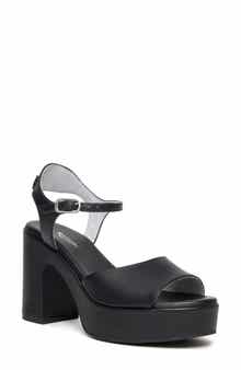 NeroGiardini Ankle Strap Platform Sandal