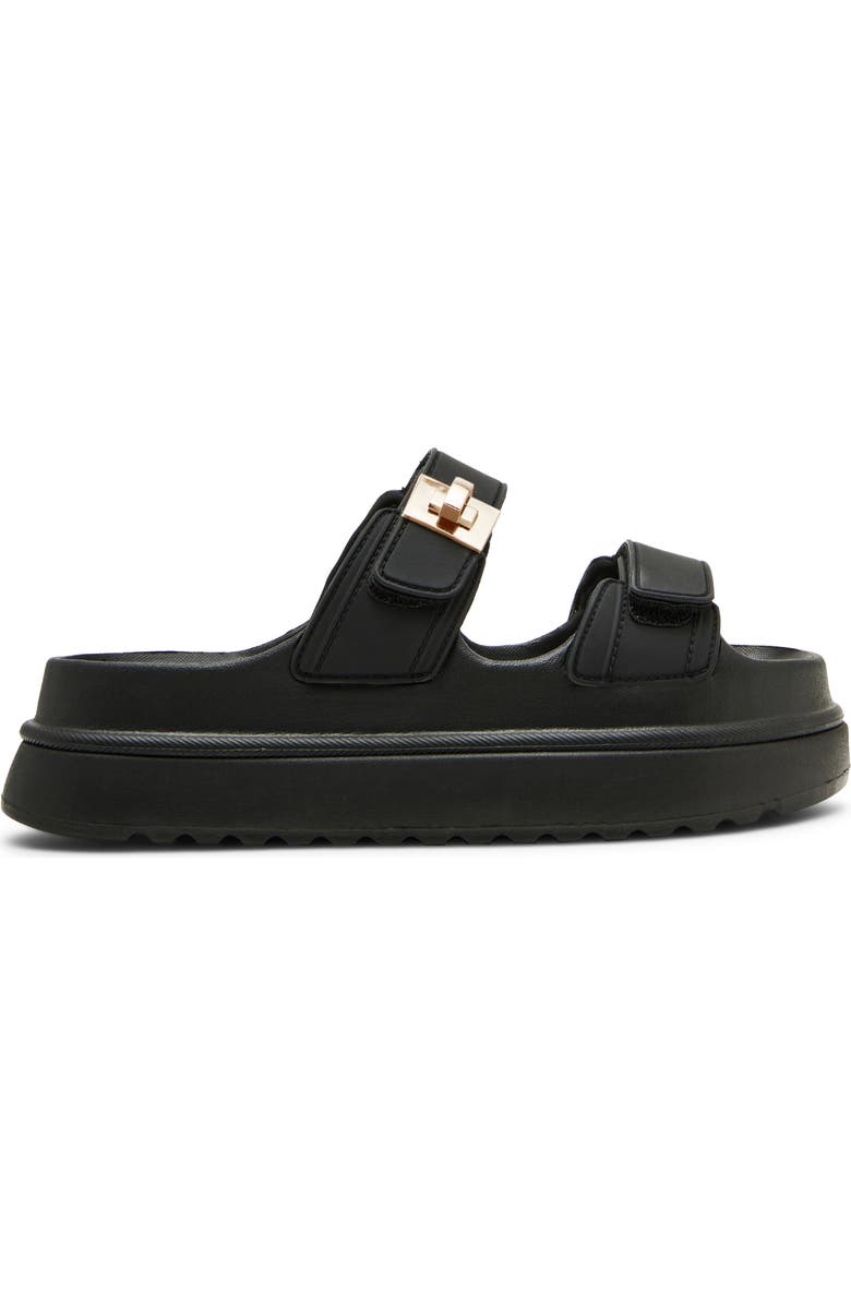Steve Madden Bigschmona Platform Sandal, Alternate, color, Black