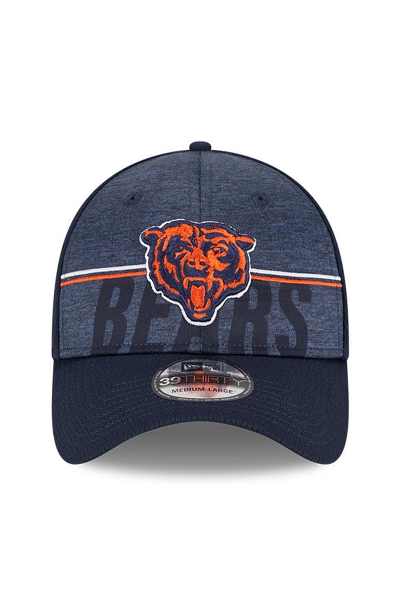 New Era Men's New Era Navy Chicago Bears 2023 NFL Training Camp Alternate Logo 39THIRTY Flex Fit Hat, Alternate, color, 