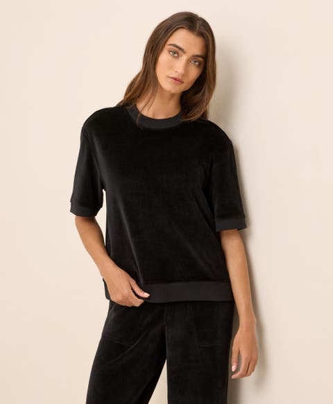 Organic Cotton Pure Velour Sweatshirt Tee