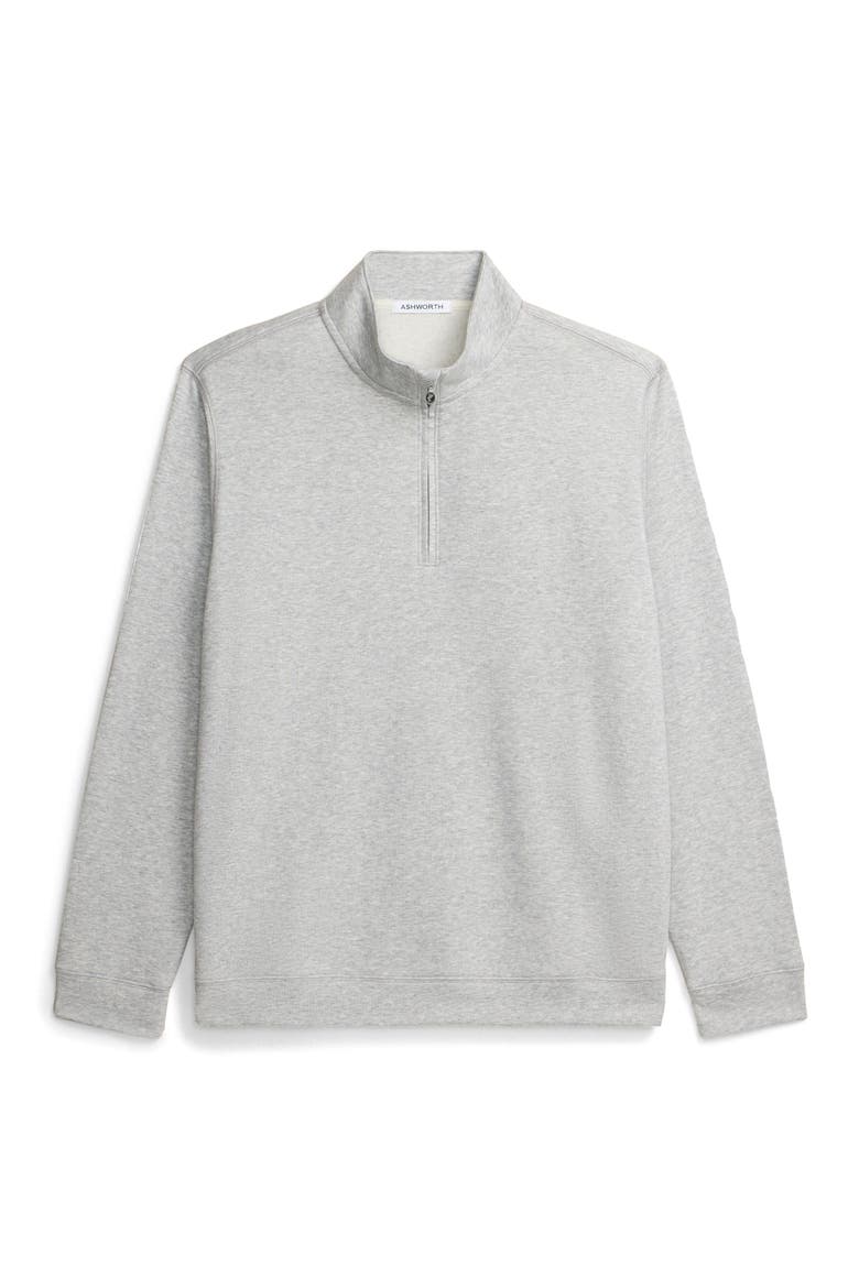 Terry Twillback 1/4 Zip, Alternate, color, Grey Heather