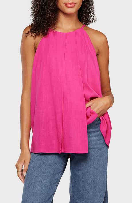 matty m. Laruen Pleated Tank Top