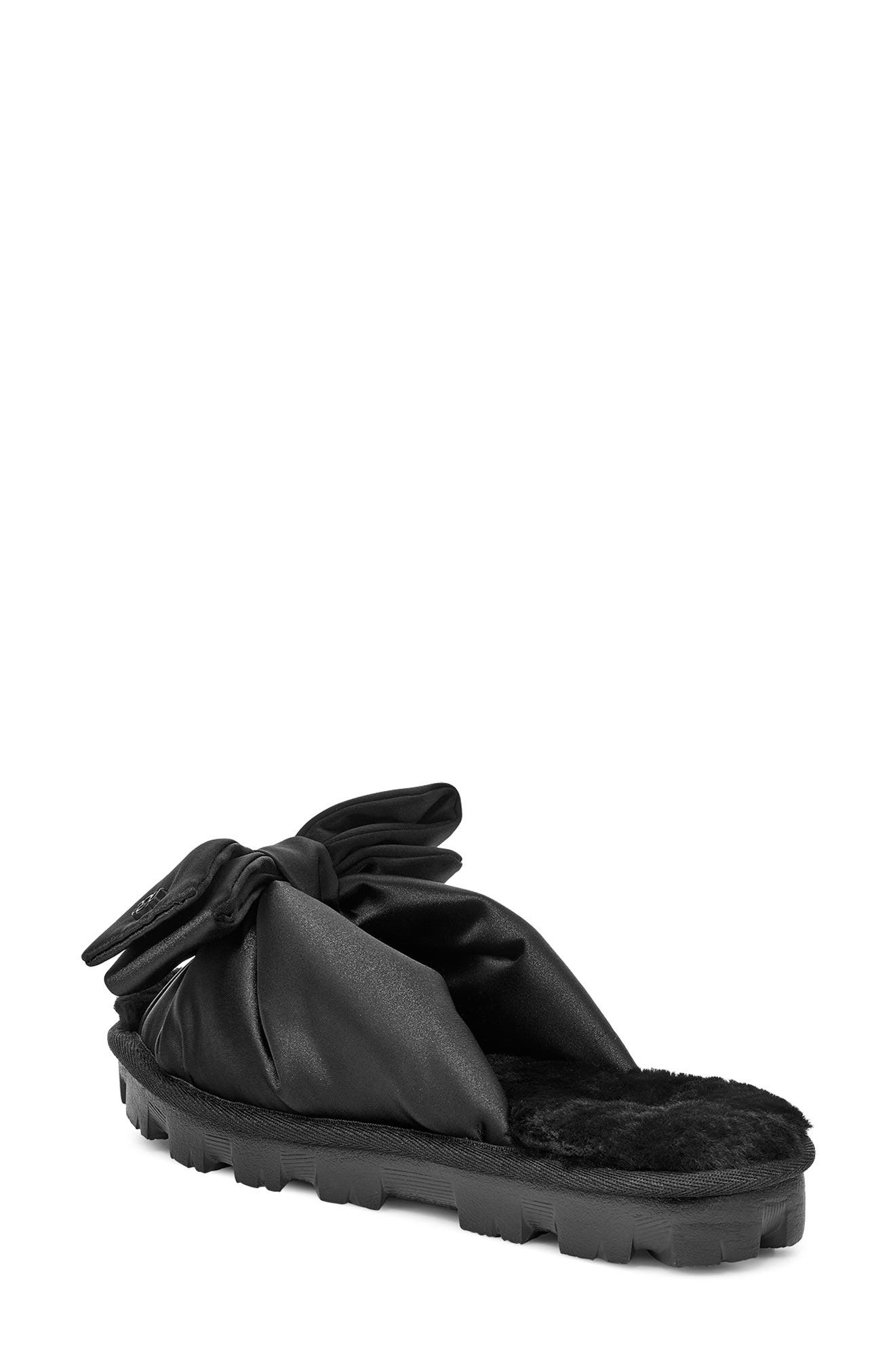 UGG<sup>®</sup> Lushette Puffer Genuine Shearling Slide, Alternate, color, 