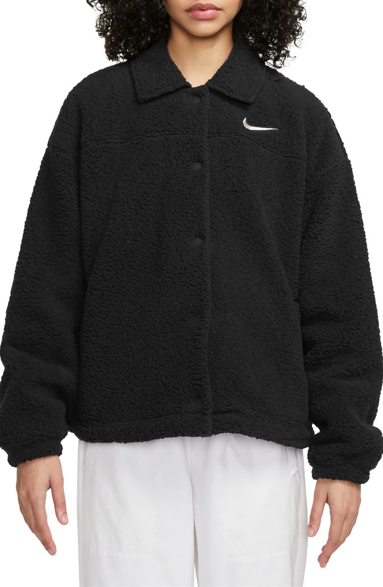 Nike High Pile Fleece Jacket, Main, color, 