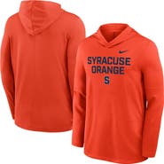 Nike Men's Nike Orange Syracuse Orange 2025 Sideline Dri-FIT Long Sleeve Hoodie T-Shirt