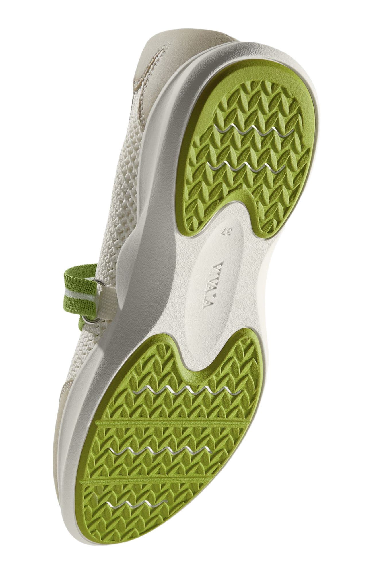 VIVAIA Round-Toe Mesh Mary-Jane Sneaker Flats, Alternate, color, Spot Natural Willow Green