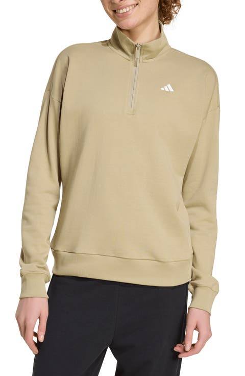 French Terry Quarter Zip Pullover