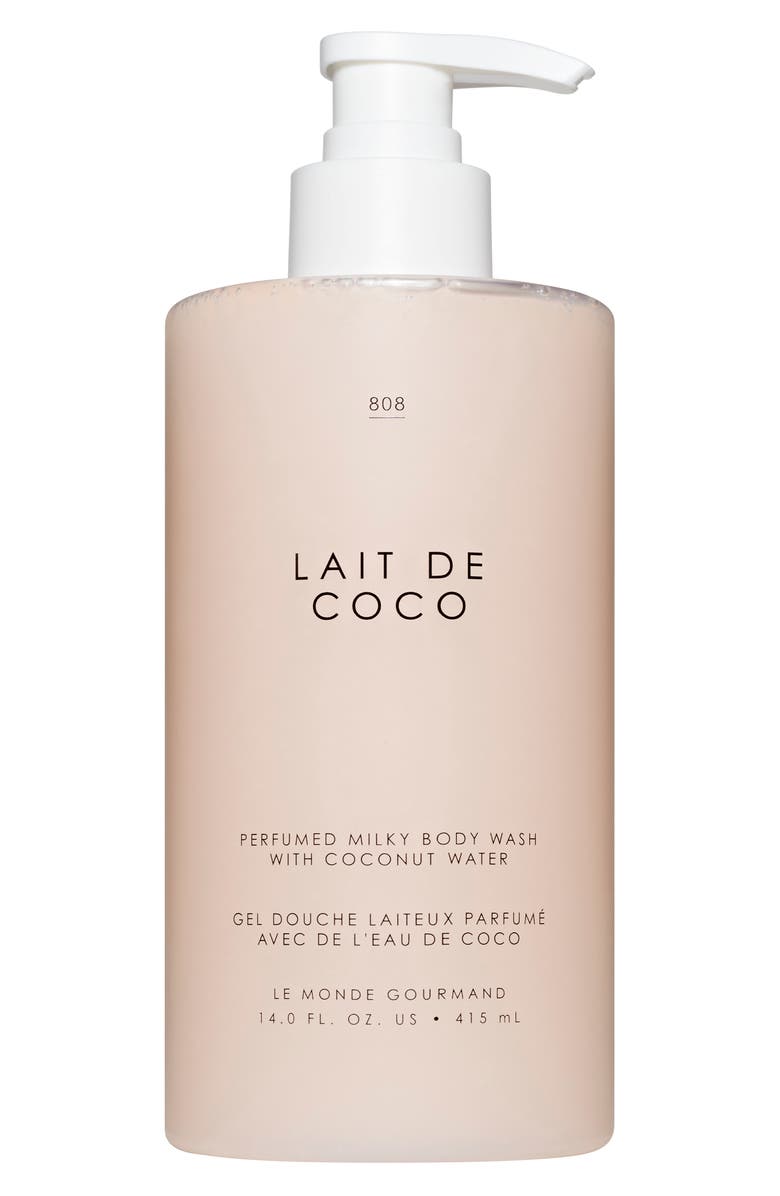 LE MONDE GOURMAND Lait de Coco Perfumed Milky Body Wash, Main, color,
