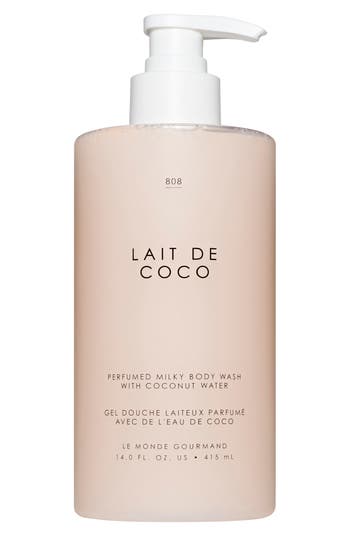 Le Monde Gourmand Lait De Coco Perfumed Milky Body Wash In Transparent
