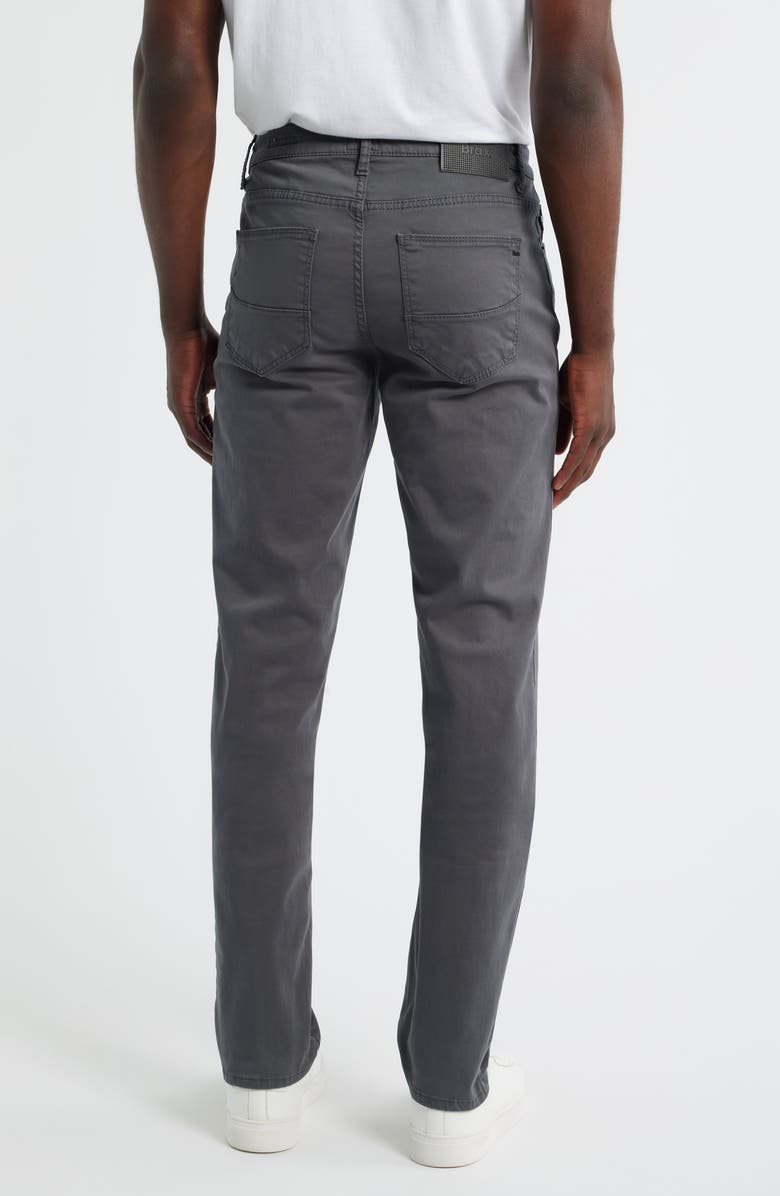 Brax Cadiz Straight Leg Stretch Twill Pants, Alternate, color, Elefant