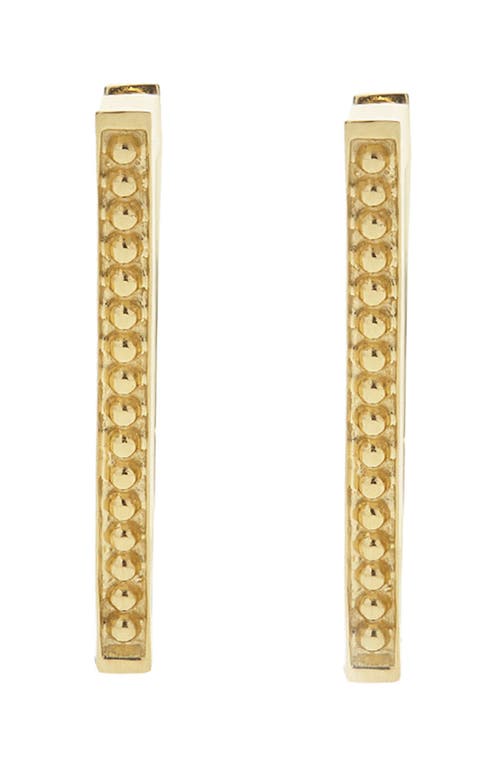 Lagos 18k Gold Caviar Triangle Earrings In Gold