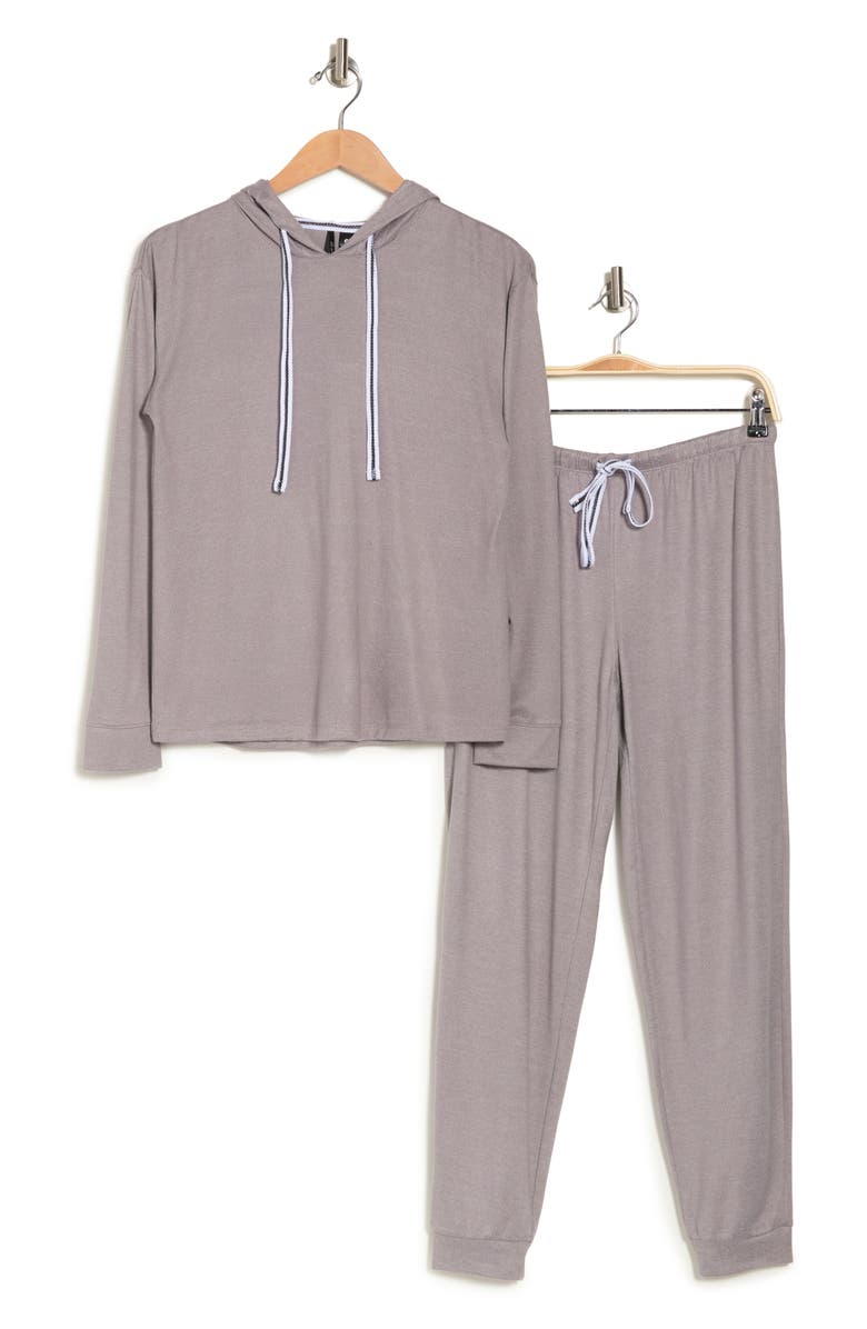 Kensie Hacci Hoodie Jogger Set, Alternate, color,