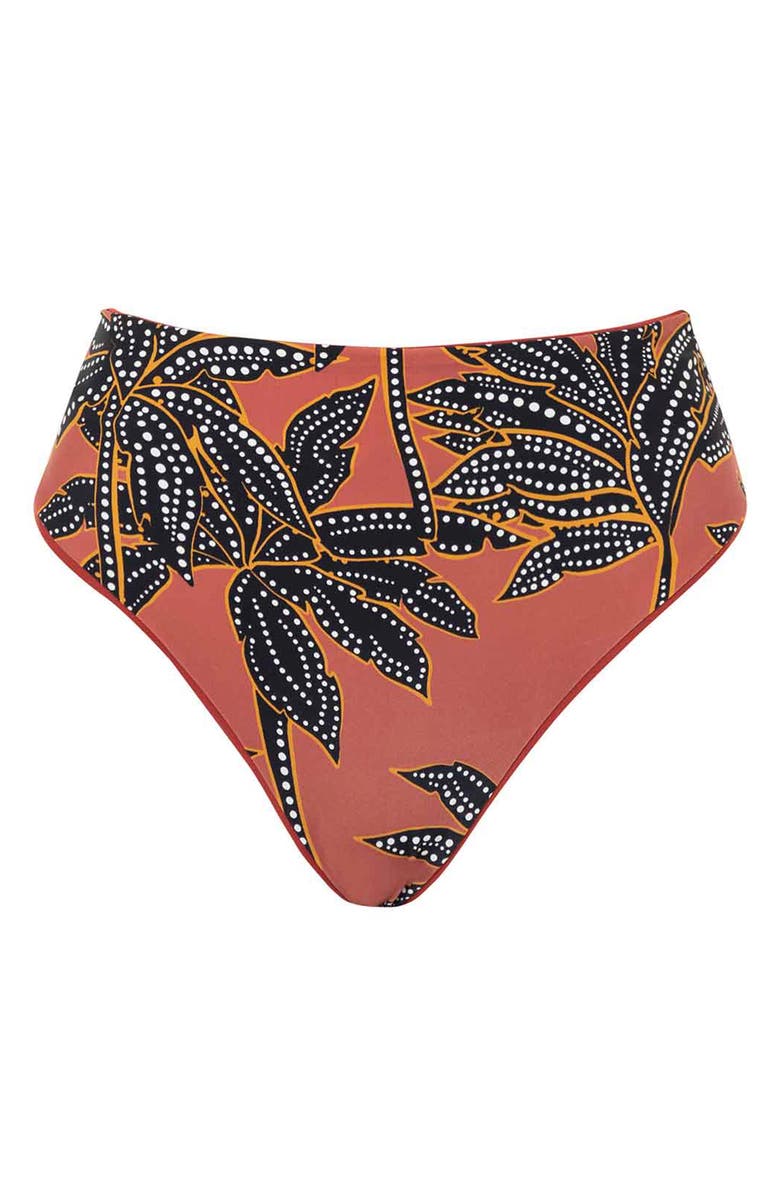 Maaji Suzy Q Reversible High Waist Bikini Bottoms, Alternate, color, 