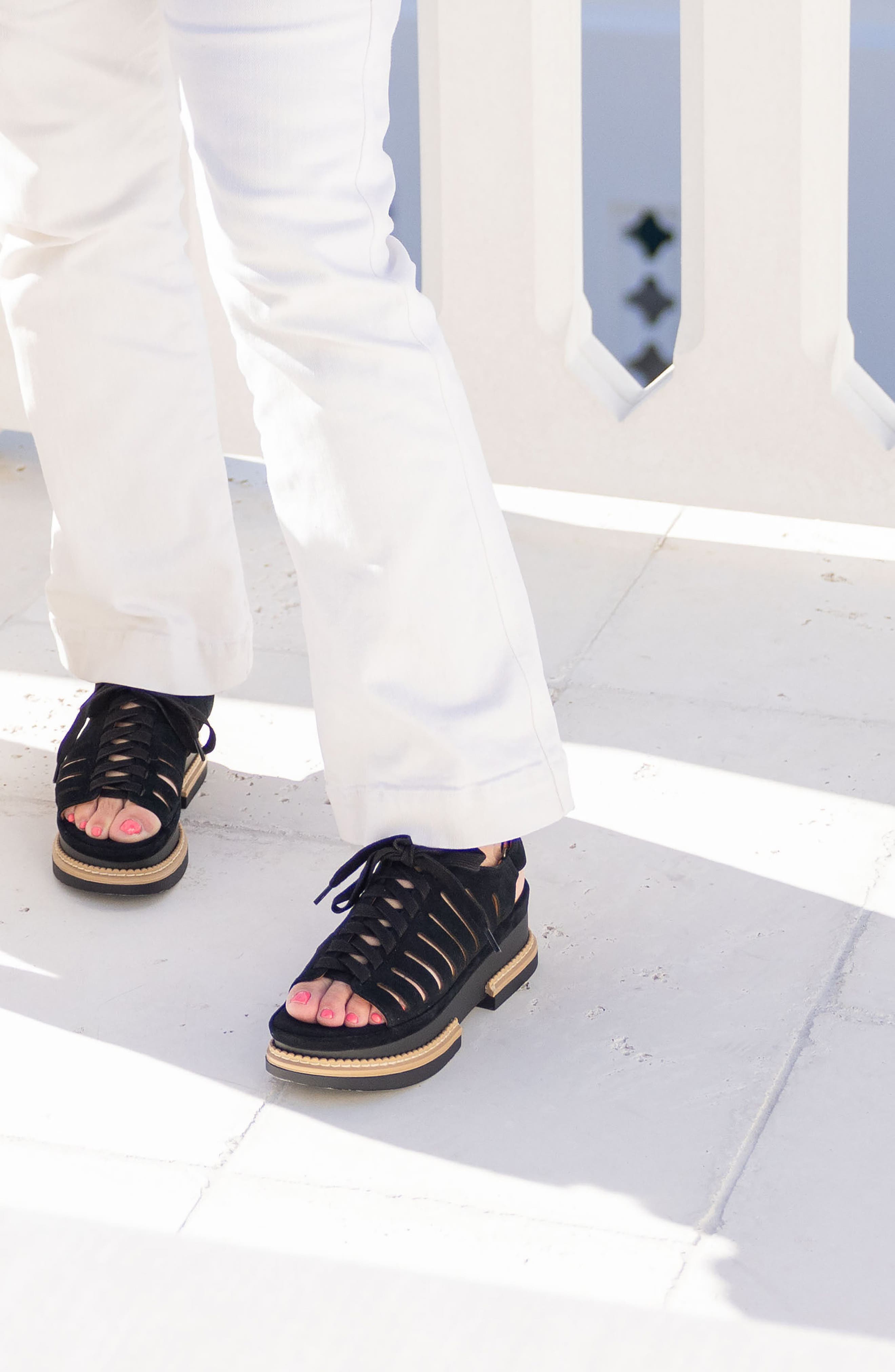 L'Amour des Pieds Adriel Slingback Sandal, Alternate, color, Black