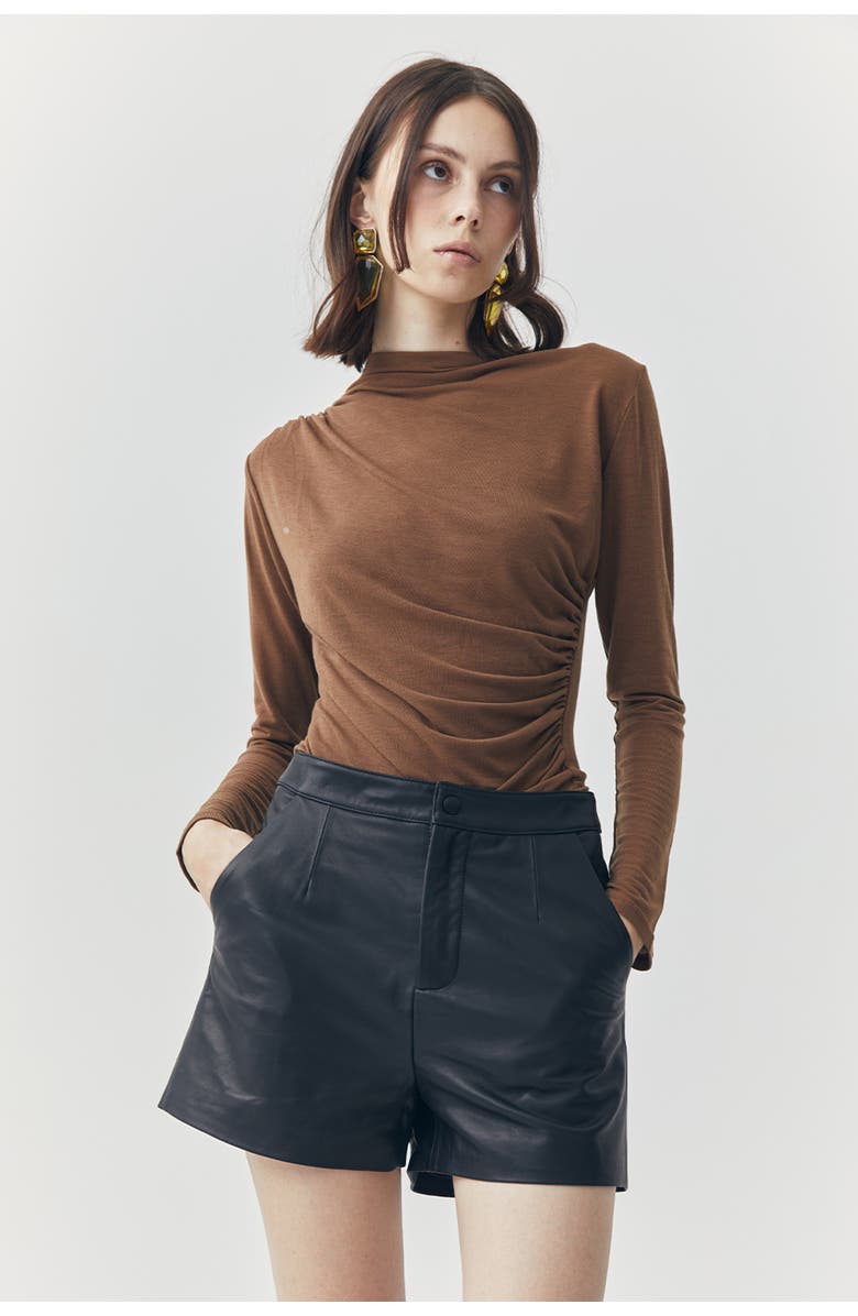 ATS Wren Short Leather Pants, Main, color, 