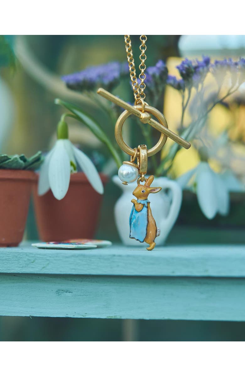 Fable England x Peter Rabbit Flopsy Necklace, Alternate, color, Gold