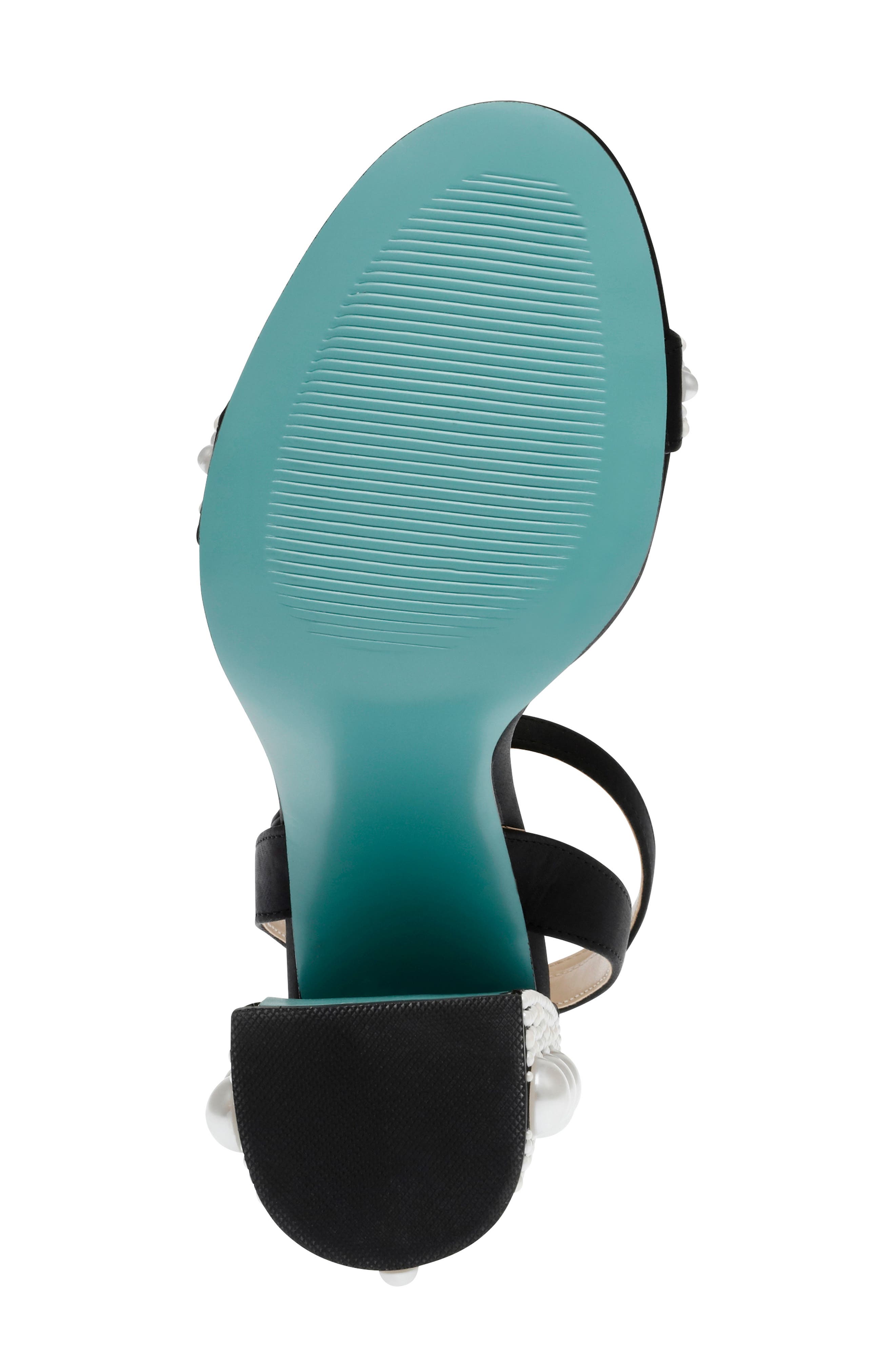 Betsey Johnson Lexi Imitation Pearl Ankle Strap Sandal, Alternate, color, 