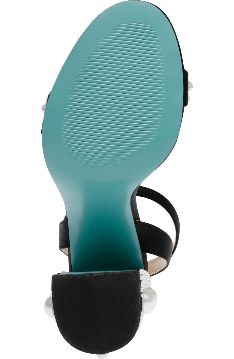 Betsey Johnson Lexi Imitation Pearl Ankle Strap Sandal, Alternate, color,