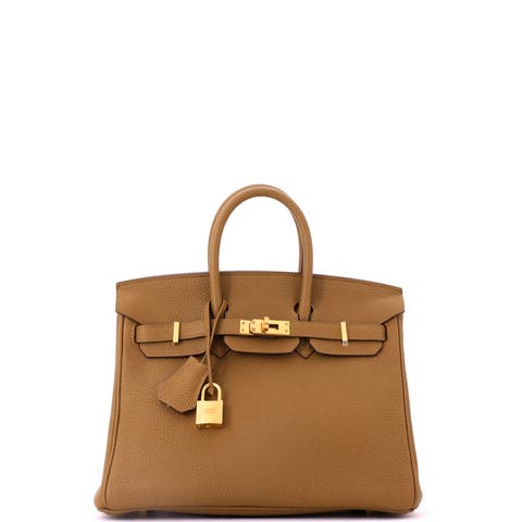 Birkin Handbag Brown Togo with Gold Hardware 25