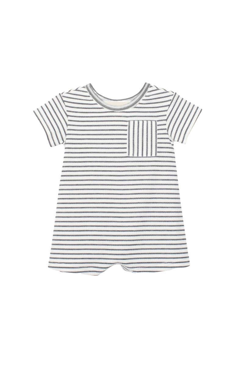 Beckett and Bear Micah Short Sleeve Romper, Main, color, White