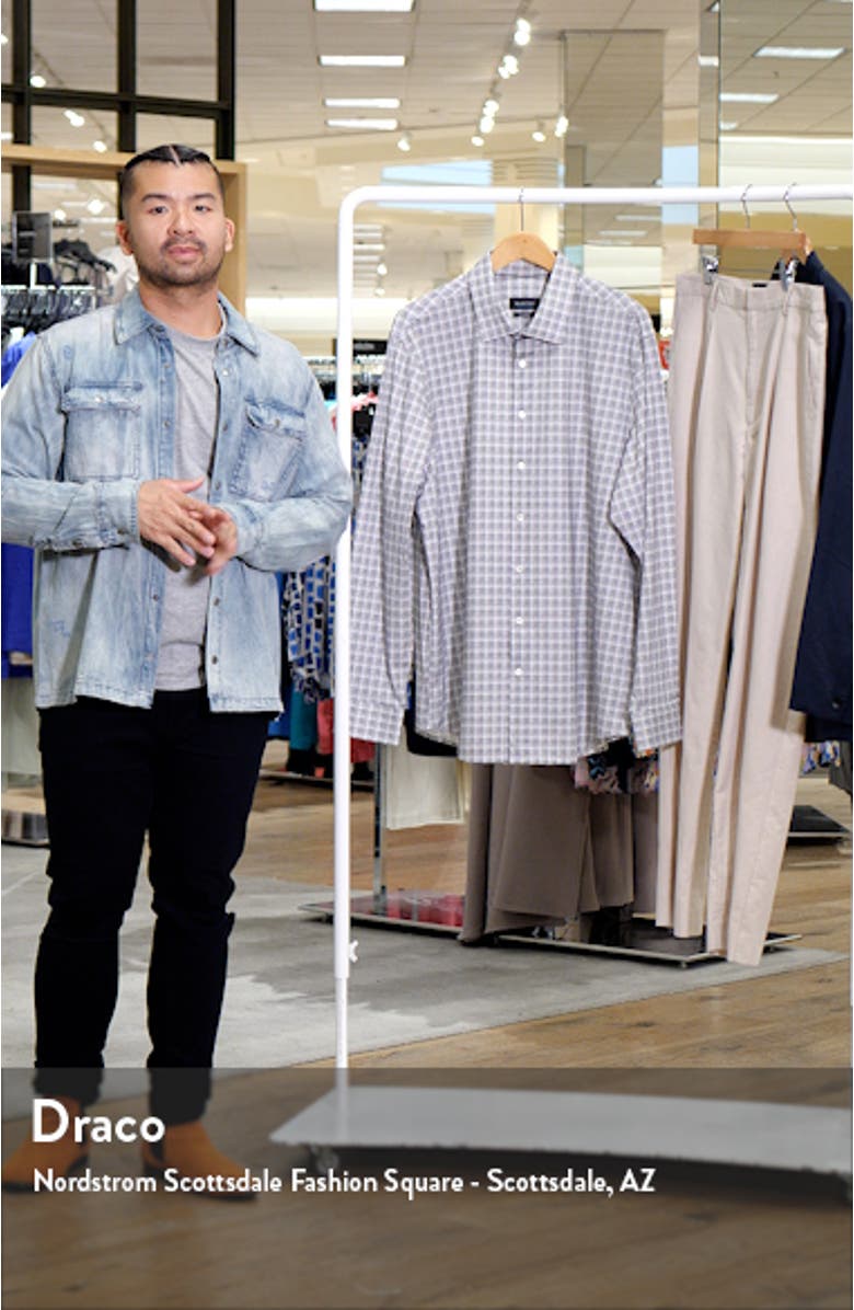 OoohCotton<sup>®</sup> Plaid Button-Down Shirt, sales video thumbnail