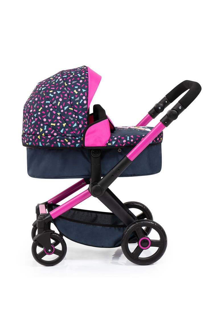 Pram Xeo Shapes Navy & Pink Matching Handbag,Dolls To 20", 3+, Alternate, color, Multicolored