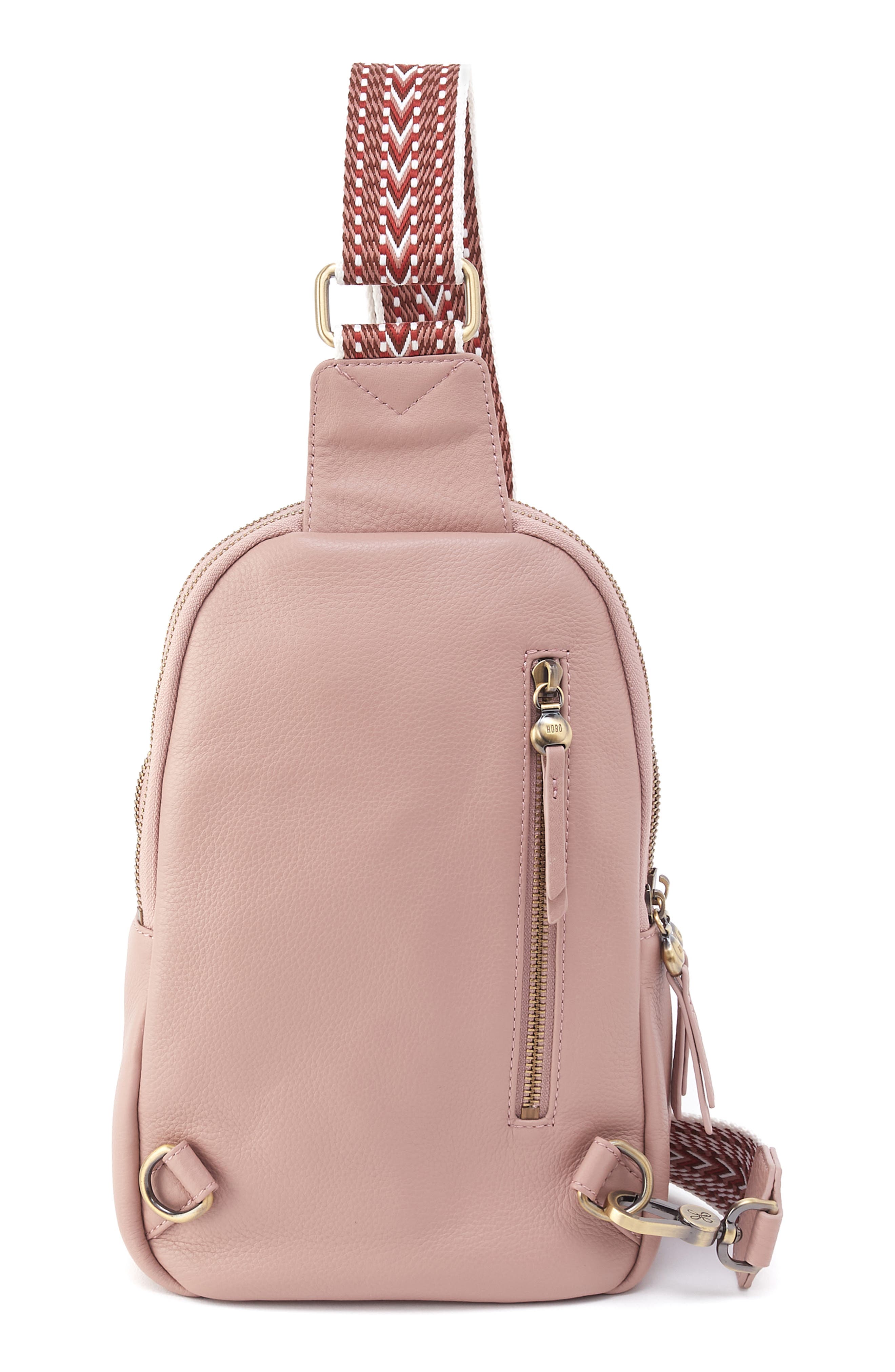 Cass Leather Sling Bag, Alternate, color, BLUSH