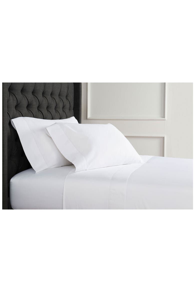 400 Thread Count 100% Supima Cotton Sheet Set, Alternate, color, WHITE